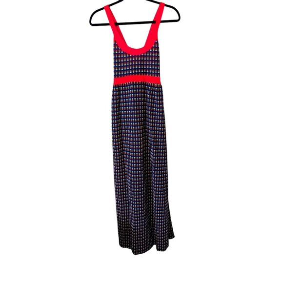 Vintage Dutchess Jr Loungewear Flower Knit Maxi Dress Size 6/7 - Picture 1 of 9